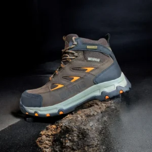 Zapato de seguridad hombre MAXUS punta de acero marrón Botín de seguridad hombre MAXUS punta de acero